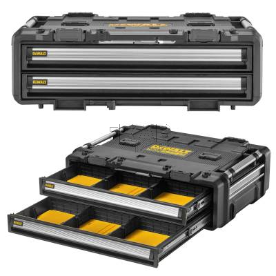 Organizer TOUGHSYSTEM 2.0 DXL z 2 szufladami DeWALT DWST08520-1 25kg