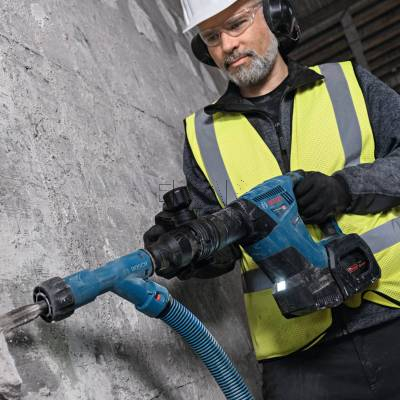 Młot udarowy SDS-MAX Bosch GSH 18V-5 0611918200 18V 8,5J + walizka XL-BOXX - zdjęcie nr 4