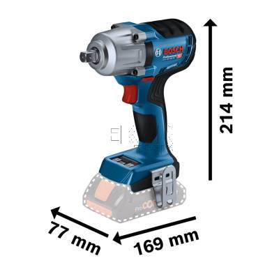 Klucz udarowy BOSCH GDS 18V-450 PC 06019K4101 1/2 450Nm + L-BOXX - zdjęcie nr 2