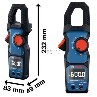 Miernik cęgowy z uchwytem BOSCH PRO GMC 600-15 + MH 1 0601077601 - zdjęcie nr 2