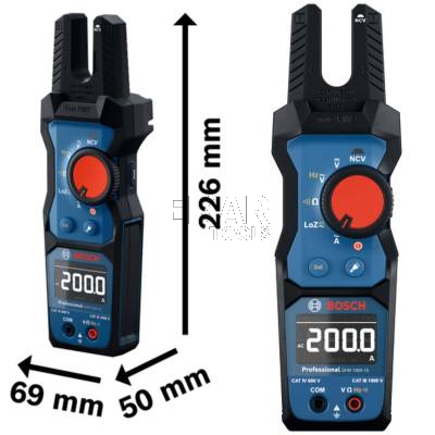 Miernik cęgowy otwarty BOSCH PRO GFM 1000-15 + MH 1 0601077401 - zdjęcie nr 2