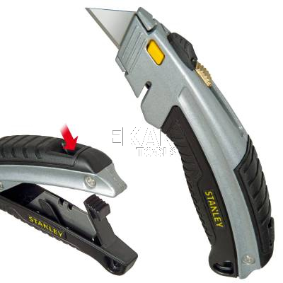 Nóż z wysuwanym ostrzem trapezowym Stanley DYNAGRIP 0-10-788 - zdjęcie nr 2