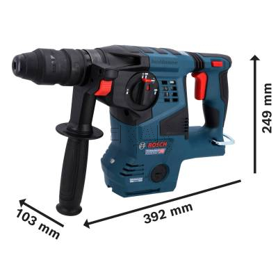 Młotowiertarka SDS-Plus BOSCH GBH 18V-28 CF 0611921001 3,3J + uchwyt + L-BOXX - zdjęcie nr 2