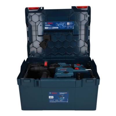 Młotowiertarka SDS-Plus BOSCH GBH 18V-28 CF 0611921001 3,3J + uchwyt + L-BOXX - zdjęcie nr 4