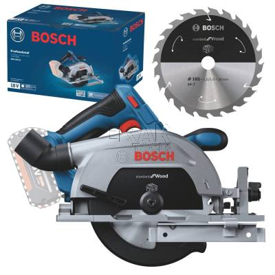 Pilarka tarczowa BOSCH PRO GKS 185-LI 165mm 06016C1221 + osprzęt