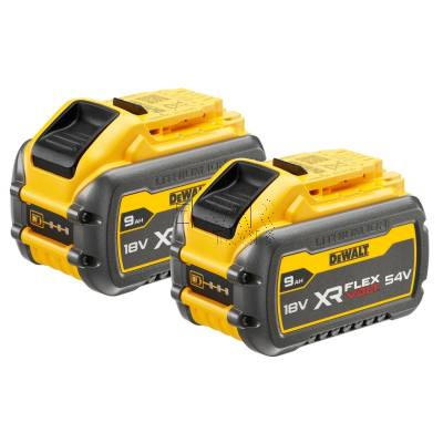 Zestaw 2 akumulatorów 54V XR 9Ah FLEXVOLT DeWalt DCB547X2 - zdjęcie nr 3