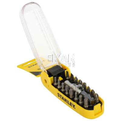 17-częściowy zestaw bitów wkrętakowych 25 mm Stanley STA62635 - zdjęcie nr 3
