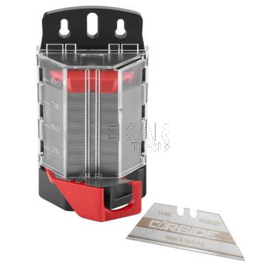 Ostrza trapezowe 50szt CARBIDE BLADE Stanley FATMAX 8-11-800 - zdjęcie nr 2