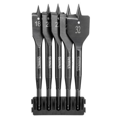 Zestaw 5szt Wierteł Piórkowych do Drewna 18–32 mm DeWALT EXTREME DT70832 - zdjęcie nr 2