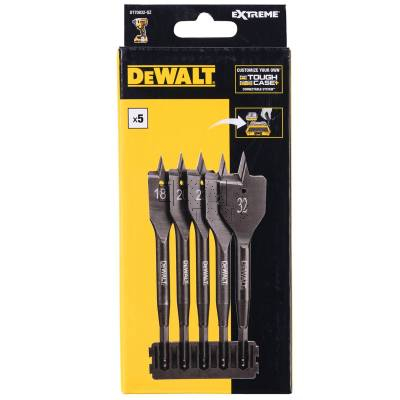 Zestaw 5szt Wierteł Piórkowych do Drewna 18–32 mm DeWALT EXTREME DT70832 - zdjęcie nr 3