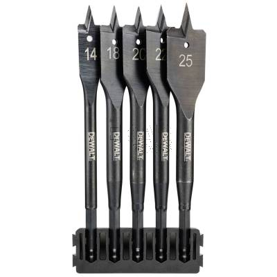 Zestaw 5szt Wierteł Piórkowych do Drewna 14–25 mm DeWALT EXTREME DT70833 - zdjęcie nr 2