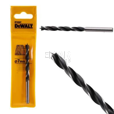 Wiertło spiralne do drewna 7x110x72 DeWalt DT4507