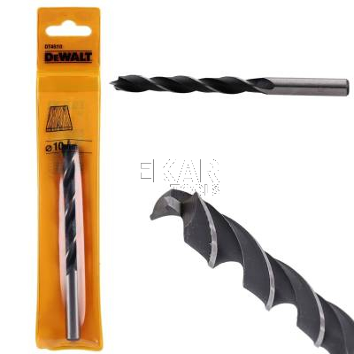 Wiertło spiralne do drewna ze stali CV 10x133/90mm DeWalt DT4510