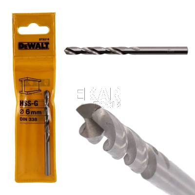 Wiertło do metalu 6mm HSS-G DeWalt DT5216