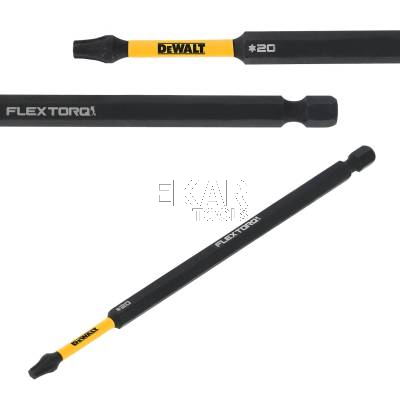 BIT UDAROWY Końcówka wkrętarska FLEXTORQ torx T20 152mm Dewalt DT7802T - zdjęcie nr 2