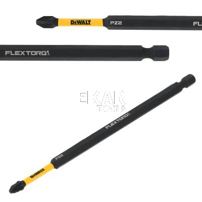 BIT UDAROWY Końcówka wkrętarska FLEXTORQ pozidriv PZ2 152mm Dewalt DT7801T - zdjęcie nr 2