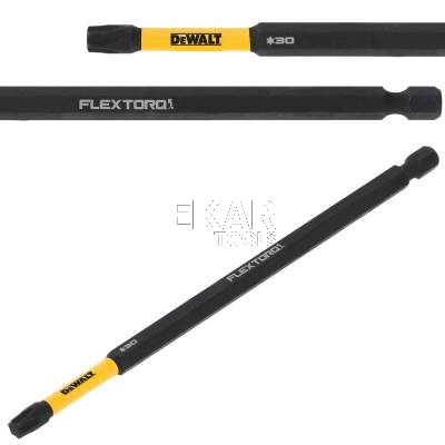 BIT UDAROWY Końcówka wkrętarska FLEXTORQ torx T30 152mm Dewalt DT7804T - zdjęcie nr 2