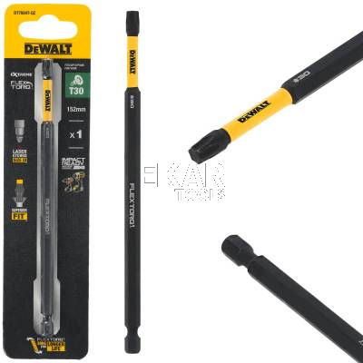 BIT UDAROWY Końcówka wkrętarska FLEXTORQ torx T30 152mm Dewalt DT7804T