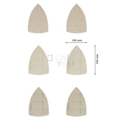 Siatki szlifierskie M480 100x150mm 80/120/180 10szt BOSCH EXPERT 2608901208 - zdjęcie nr 2