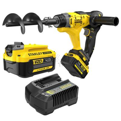Wiertnica glebowa V20,świder 76x155mm, 1x4ah  Stanley SFMCGA75M1 - zdjęcie nr 2