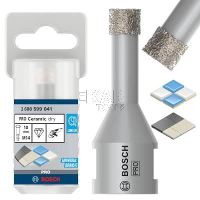 Wiertło diamentowe Dry Speed 10mm do ceramiki Bosch 2608599041