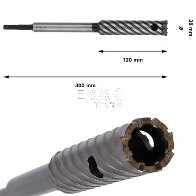 Wiertło do zbrojenia PRO SDS plus Rebar Cutter 28x120x300mm BOSCH 2608586999 - zdjęcie nr 2