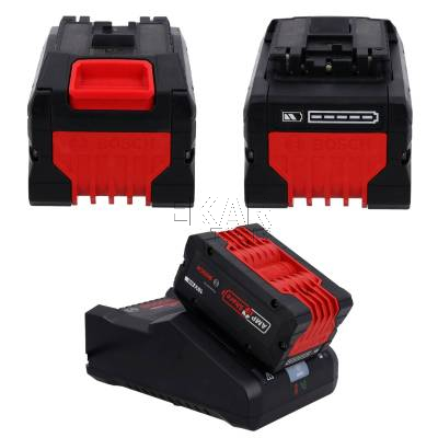 Zestaw 2 akumulatorów EXBA18V-80 i ładowarki EXAL18V-160 BOSCH EXPERT 1600A0373T - zdjęcie nr 2