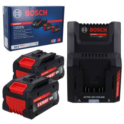 Zestaw 2 akumulatorów EXBA18V-80 i ładowarki EXAL18V-160 BOSCH EXPERT 1600A0373T