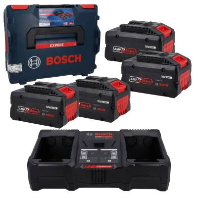 Zestaw 4 akumulator 5,5Ah i 8Ah + ładowarka EXAL18V2-320 BOSCH EXPERT 1600A0373Y