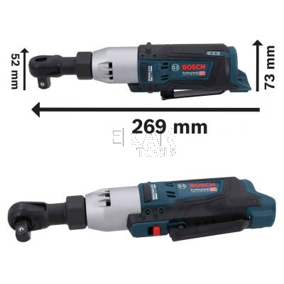 Klucz grzechotkowy akumulatorowy BOSCH GRC 12V-60 1/2 SN 06019N8500 - zdjęcie nr 2