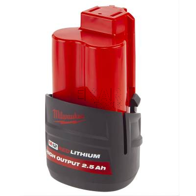 Akumulator Milwaukee HIGH OUTPUT 12V 2.5 Ah M12 HB2.5 4932480164 - zdjęcie nr 2