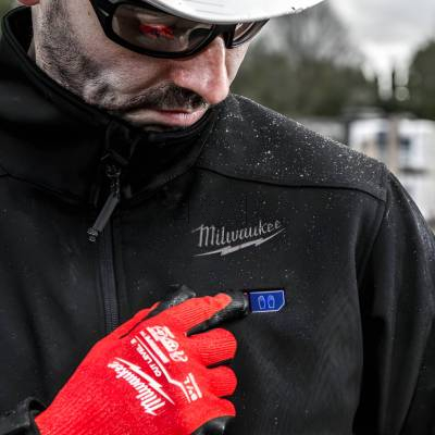 Kurtka podgrzewana szara L TOUGHSHELL Milwaukee M12 HJ GREY5-0 (L) 4933478974 - zdjęcie nr 4