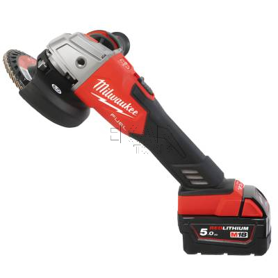Szlifierka kątowa 125mm Milwaukee M18 FSAG125XB-502X 4933478430 + 2x5Ah + walizka - zdjęcie nr 2