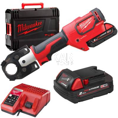 Hydrauliczna zaciskarka do kabli Milwaukee M18 HCCT-201C 4933451194 + 2Ah + walizka