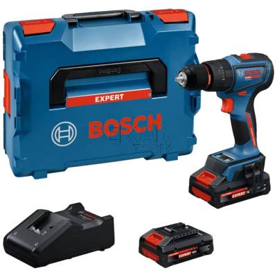 Wiertarko-wkrętarka udarowa BOSCH EXPERT EXSB18V-90 06019R3101 + 2x4Ah + L-BOXX