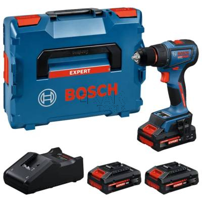 Wiertarko-wkrętarka BOSCH EXPERT EXSR18V-90 06019R2102 + 3x4Ah + L-BOXX