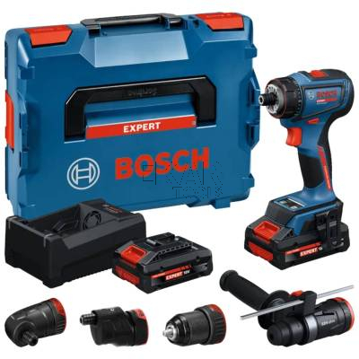 Wiertarko-wkrętarka BOSCH EXPERT EXSR18V-90FC 06019R2001 + L-BOXX + 2x4Ah + uchwyty