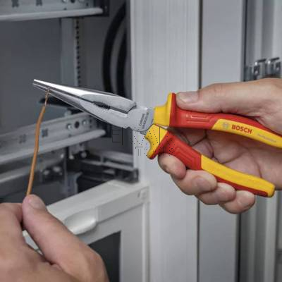 Kombinerki szczypce długie proste VDE 200mm BOSCH 1600A02NE3 - zdjęcie nr 4