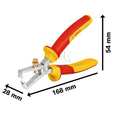Szczypce do ściągania izolacji VDE 160mm BOSCH 1600A02NE7 - zdjęcie nr 3