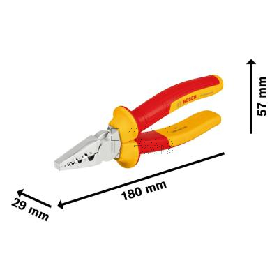 Szczypce do zaciskania VDE 180mm BOSCH 1600A02NE6 - zdjęcie nr 3