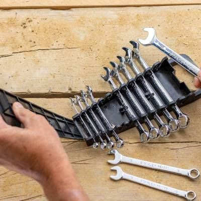 Zestaw 12 kluczy płasko-oczkowych 8-19mm STANLEY STMT82843 - zdjęcie nr 2