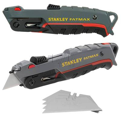 Nóż z automatycznie chowanym ostrzem 3w1 STANLEY 0-10-242 - zdjęcie nr 2