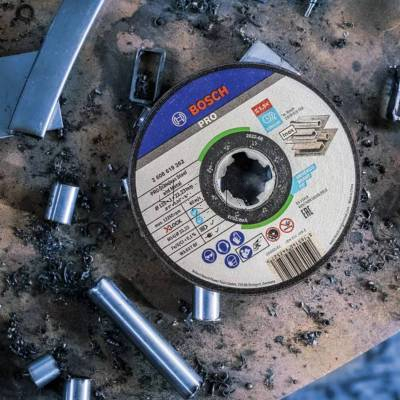 Tarcza korundowa do cięcia stali i metalu X-LOCK 125x1mm 1szt. BOSCH 2608619262 - zdjęcie nr 3